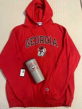 Georgia Bulldogs Hoodie and Tumbler